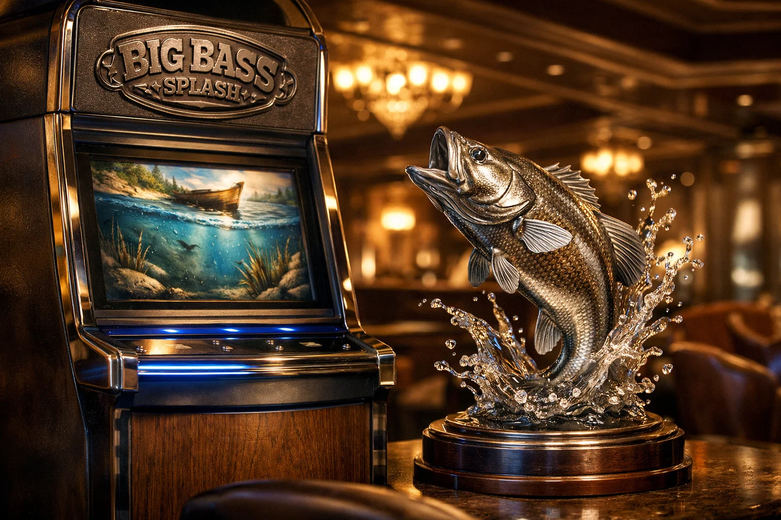 Big bass splash slot game reels